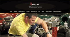 Desktop Screenshot of newlifebraceandlimb.com